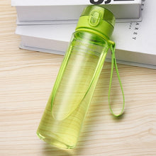 Load image into Gallery viewer, Water Bottle 560ML 400ML Plastic Drinkware Tour Outdoor Sport School Leak Proof Seal Gourde Climbing Water Bottles
