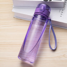 Load image into Gallery viewer, Water Bottle 560ML 400ML Plastic Drinkware Tour Outdoor Sport School Leak Proof Seal Gourde Climbing Water Bottles