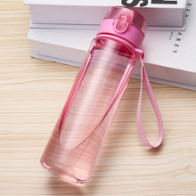 Load image into Gallery viewer, Water Bottle 560ML 400ML Plastic Drinkware Tour Outdoor Sport School Leak Proof Seal Gourde Climbing Water Bottles