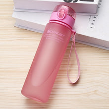 Load image into Gallery viewer, Water Bottle 560ML 400ML Plastic Drinkware Tour Outdoor Sport School Leak Proof Seal Gourde Climbing Water Bottles